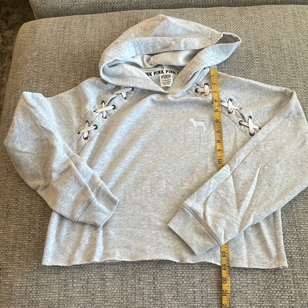 EUC Pink Cropped Hoodie!